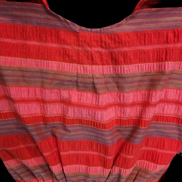 Vintage Unique Vibrant Swing Midi Dress Petite Pin-up - Picture 6 of 9